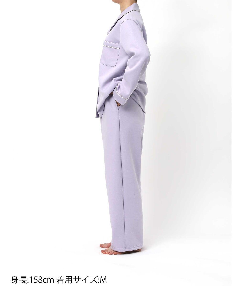 une nana cool 【綿混】ハイゲージダブルエアー 長袖開襟パジャマ MADE WITH LIBERTY FABRIC 