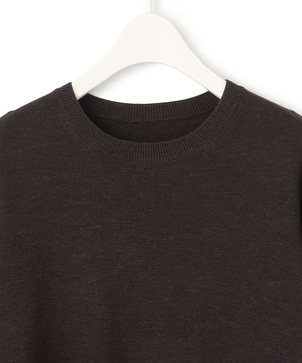 ICB 【洗える】エクストラファインメリノ クルーネックプルオーバー 