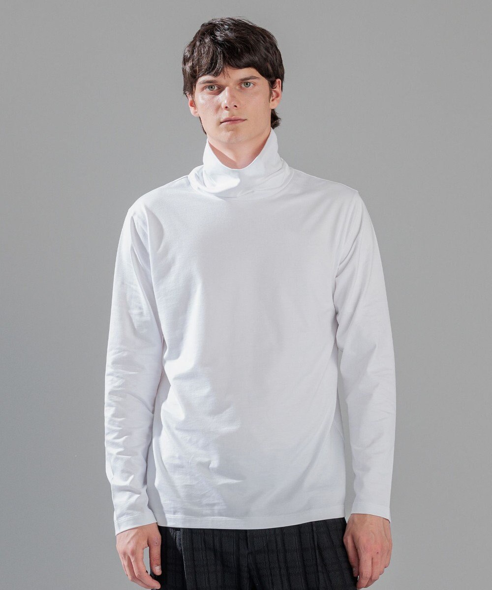 JOSEPH HOMME スビンソフトジャージー　タートルネックカットソー 