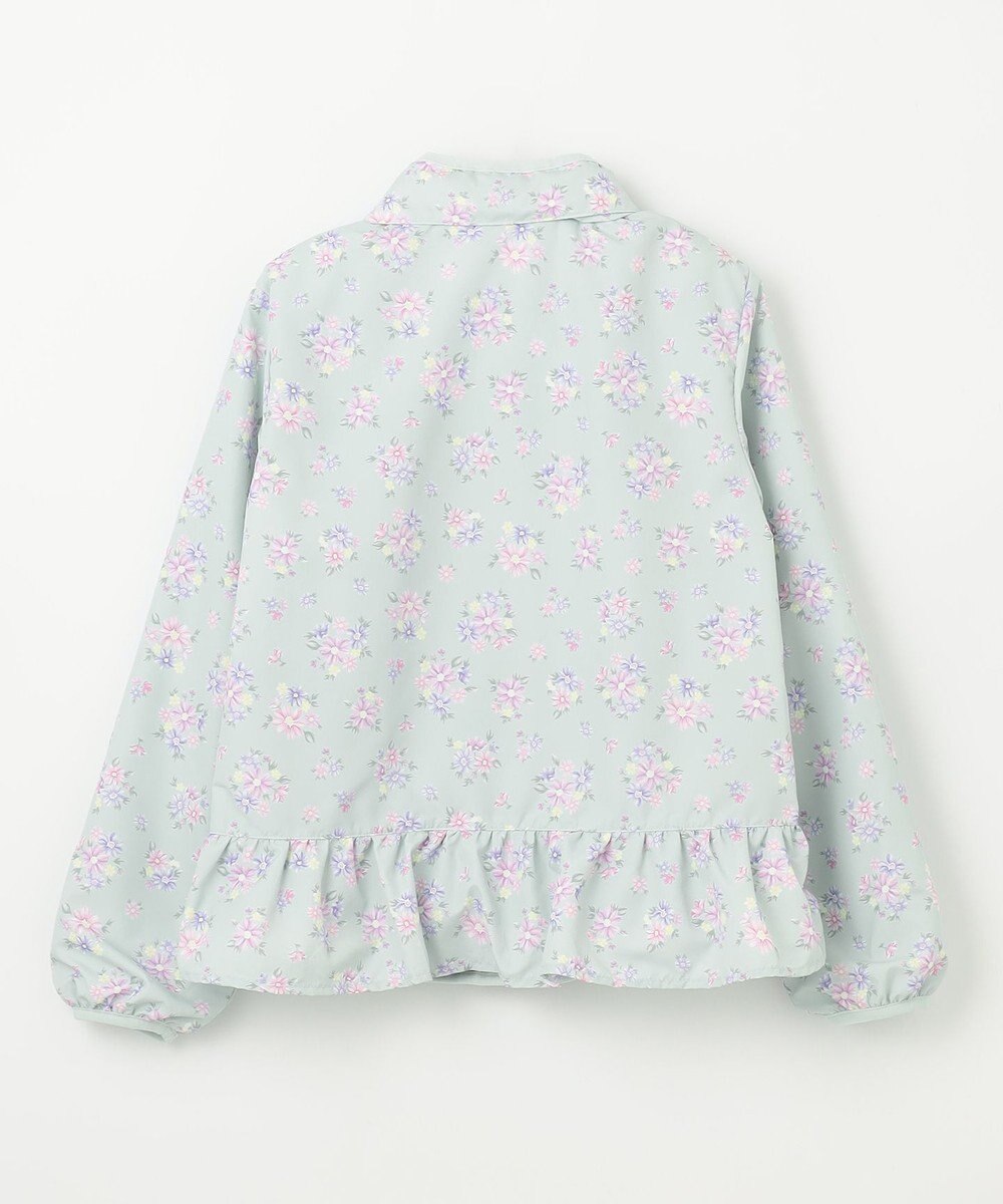 ANY KIDS 裾ペプラム 花柄 ブルゾン 