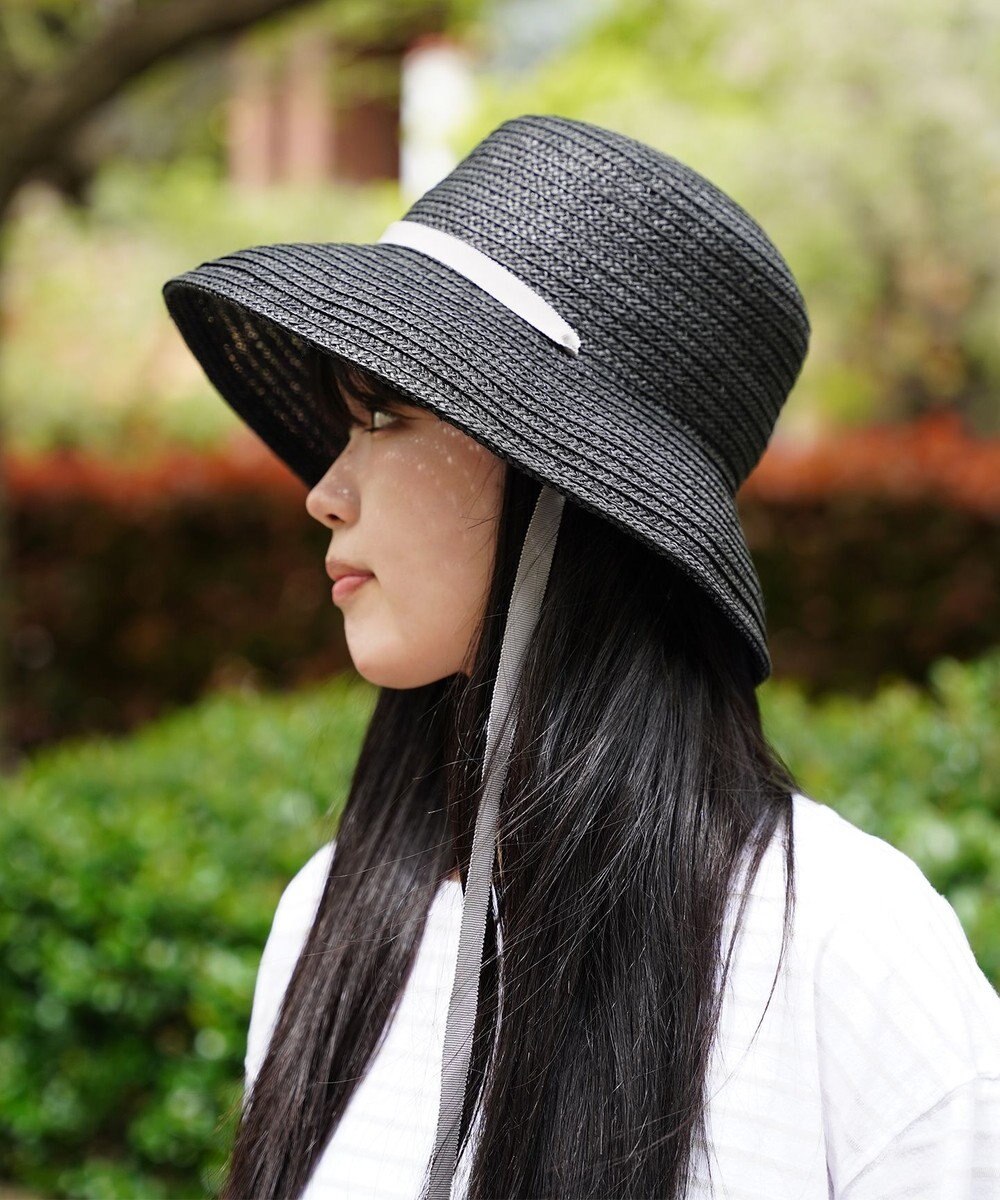 石田製帽 ペーパーブレード 3WAY ソフトセーラハット(汚れ防止テープ付き）〈折り畳めるサイズ調整可〉 