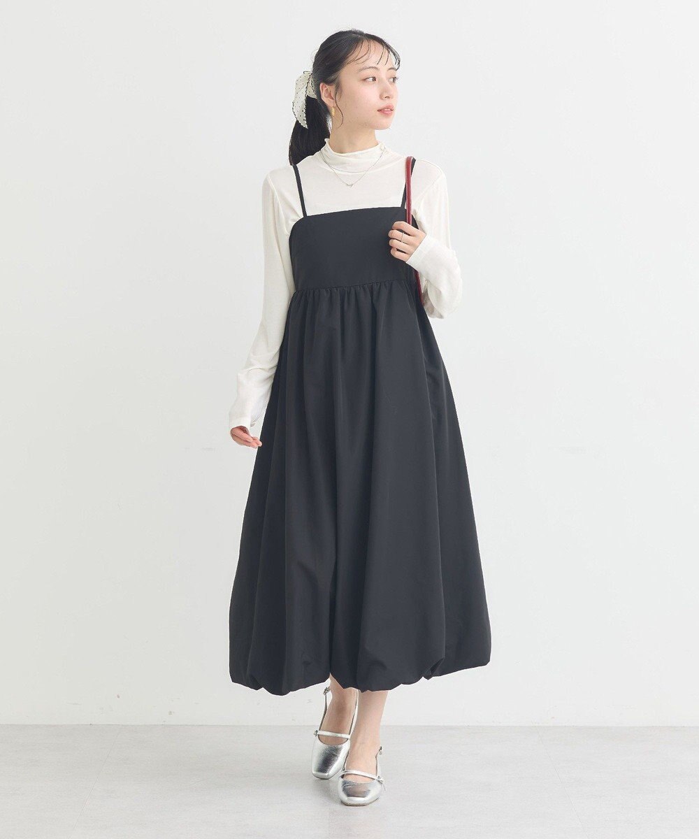 earth music&ecology バルーンキャミワンピース 