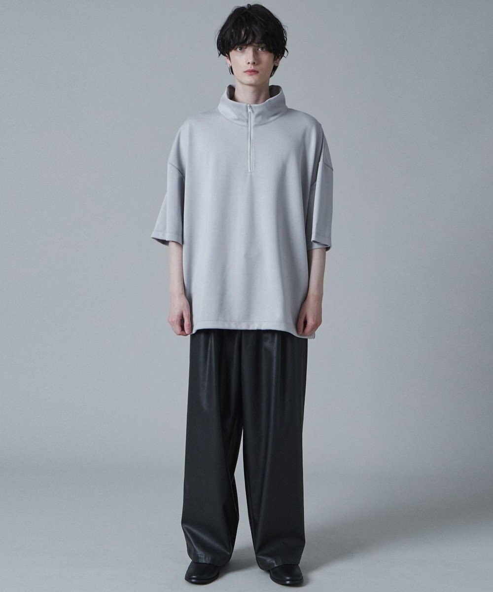 WEGO ドロストスーパーBIGハーフジップT（S） 