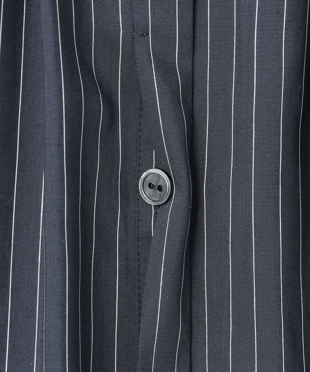 23区 【先行予約】ドライシアーストライプ フロントタック ブラウス 