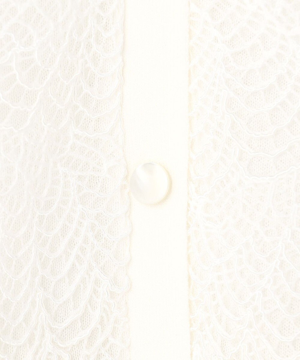 23区 L 【先行予約】ラッセルレース ニット カーディガン 