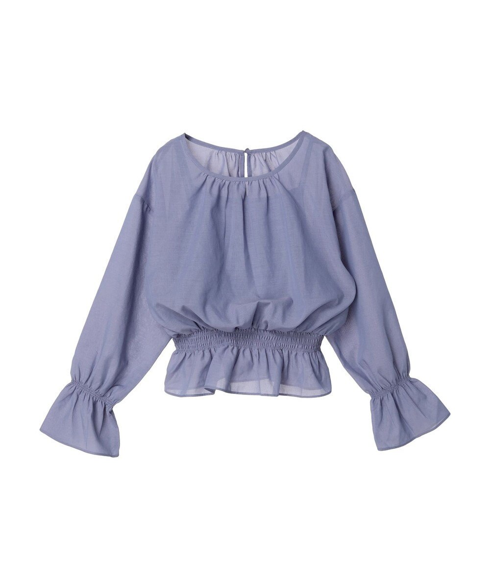 earth music&ecology シャーリングシアーブラウス 