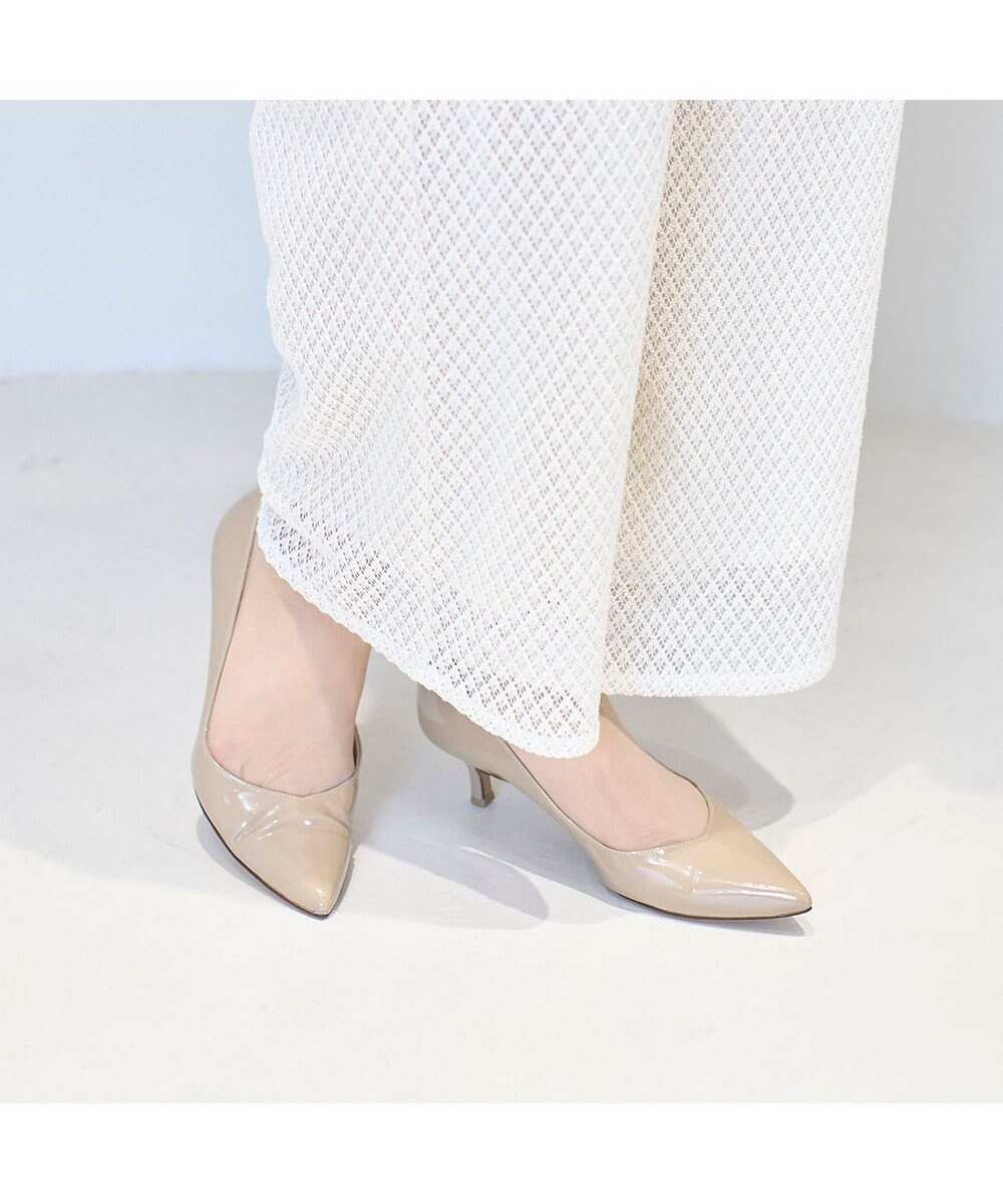 MODE ET JACOMO <MODE ET JACOMO>ポインテッドトゥプレーンパンプス 
