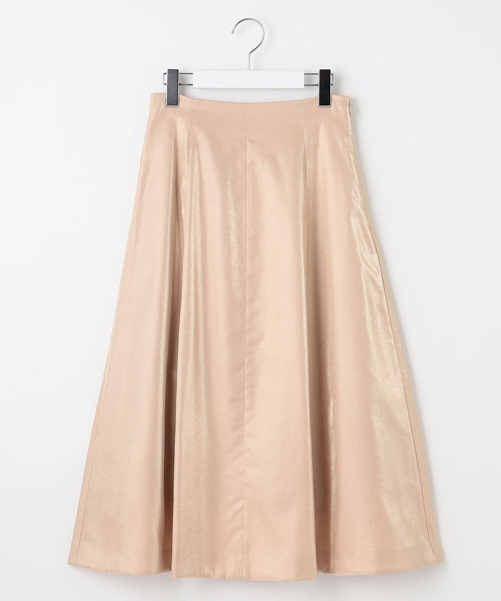 Feroux 【洗える】シャイニーフレアスカート 