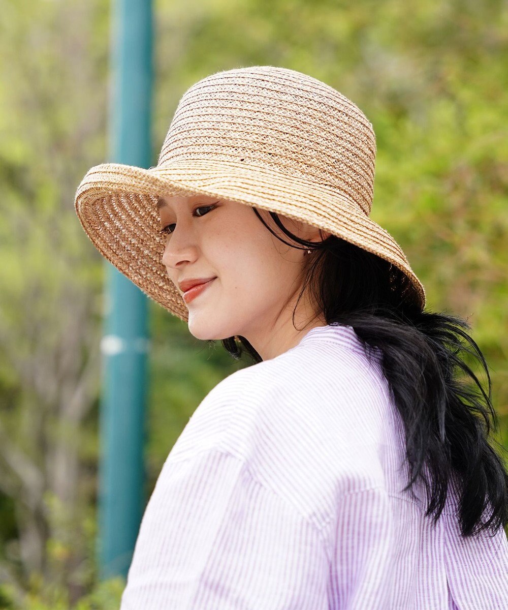 石田製帽 ペーパーブレード 3WAY ソフトセーラハット(汚れ防止テープ付き）〈折り畳めるサイズ調整可〉 