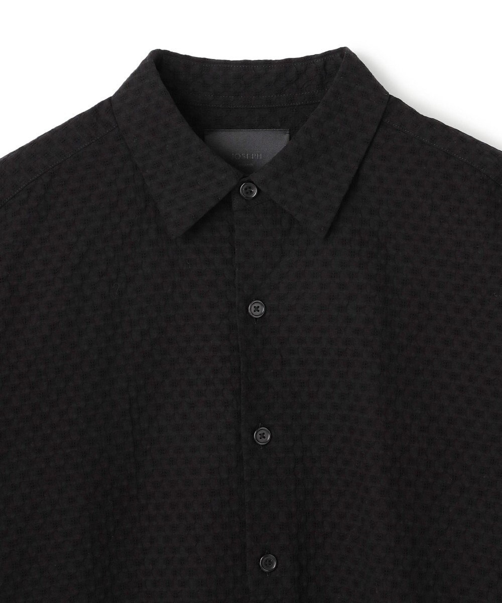 JOSEPH HOMME 【HIGH GRADE LINE】シュリンクドビーコットン  ジャガードシャツ 