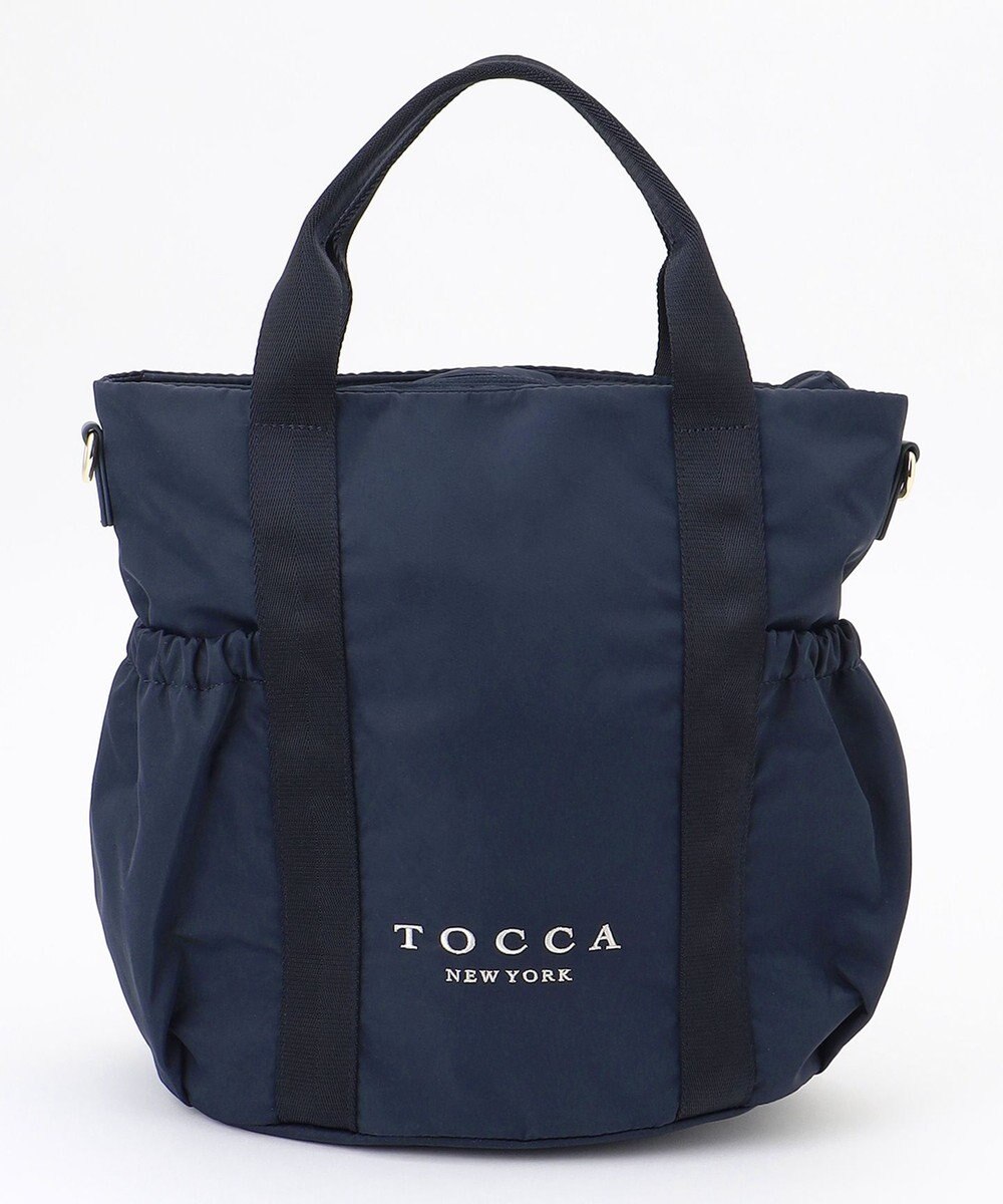 TOCCA 【WEB＆一部店舗限定・撥水・環境にやさしい素材】SANA SIDEPOCKET TOTE トートバッグ 