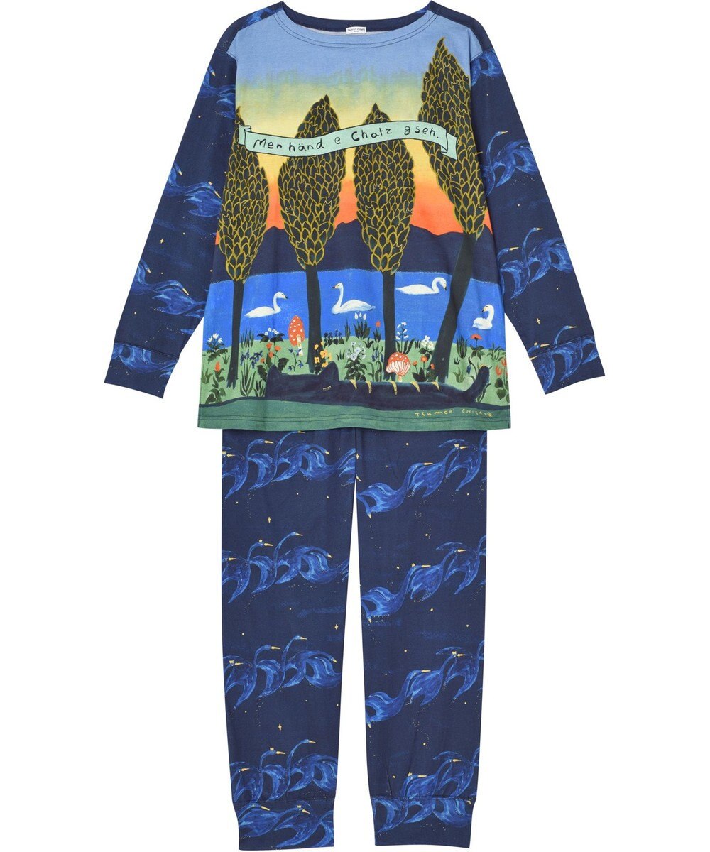 特別価格 ツモリチサト スリープ ワンピース ピンク ロング袖 白鳥 パジャマ Www Ictloket Nl