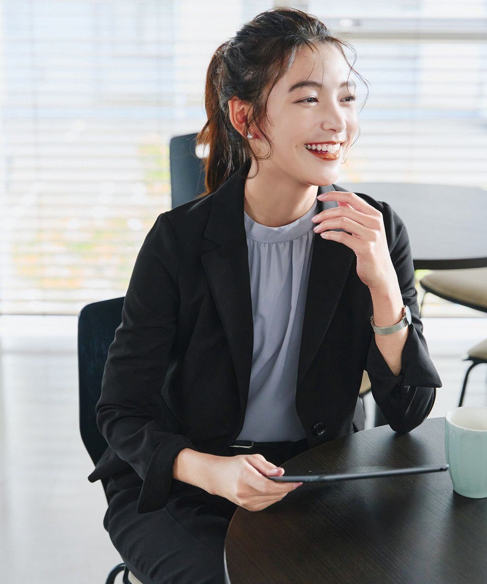 Tiaclasse L 【ダブルクロス】テーラードジャケット 