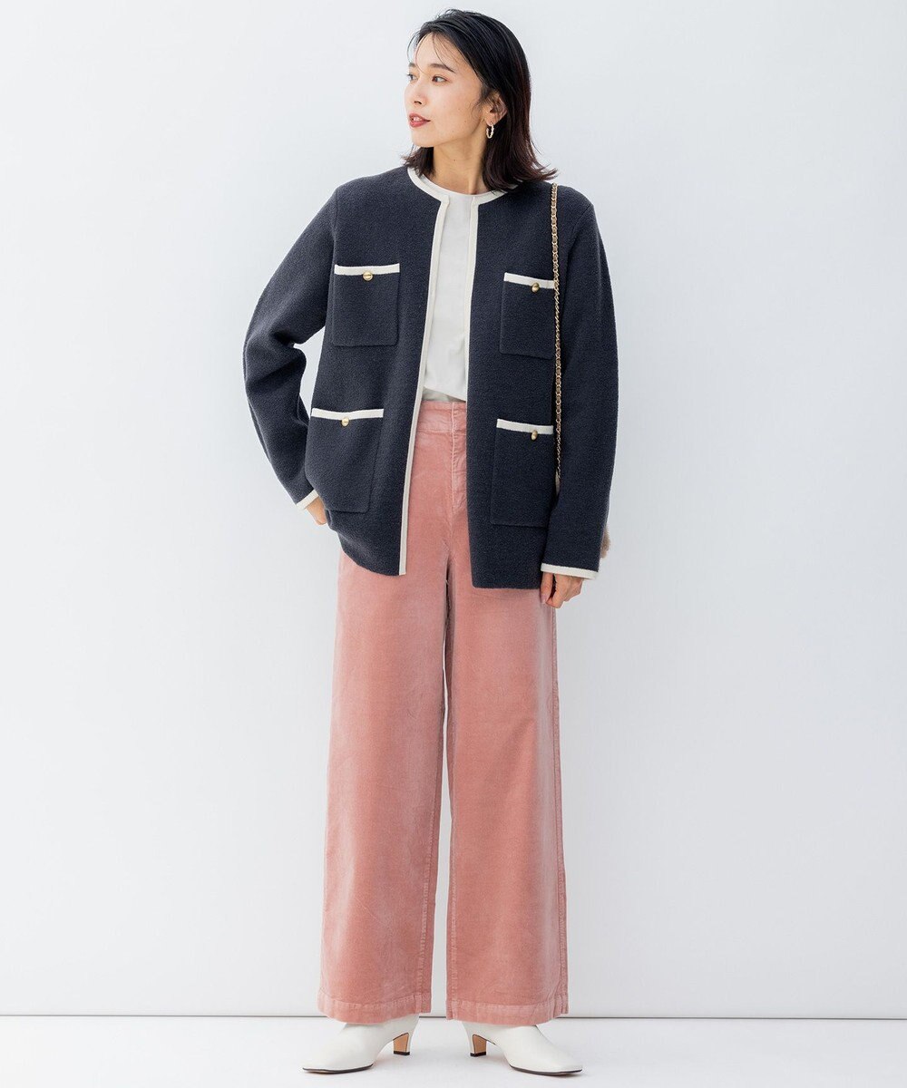 23区 L 【洗える】バナナスリーブ フォルム ロングTシャツ 