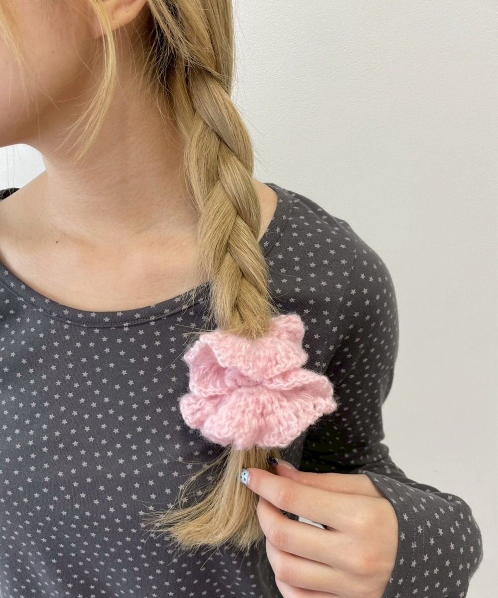 WEGO Lヘムフリルニットシュシュ 