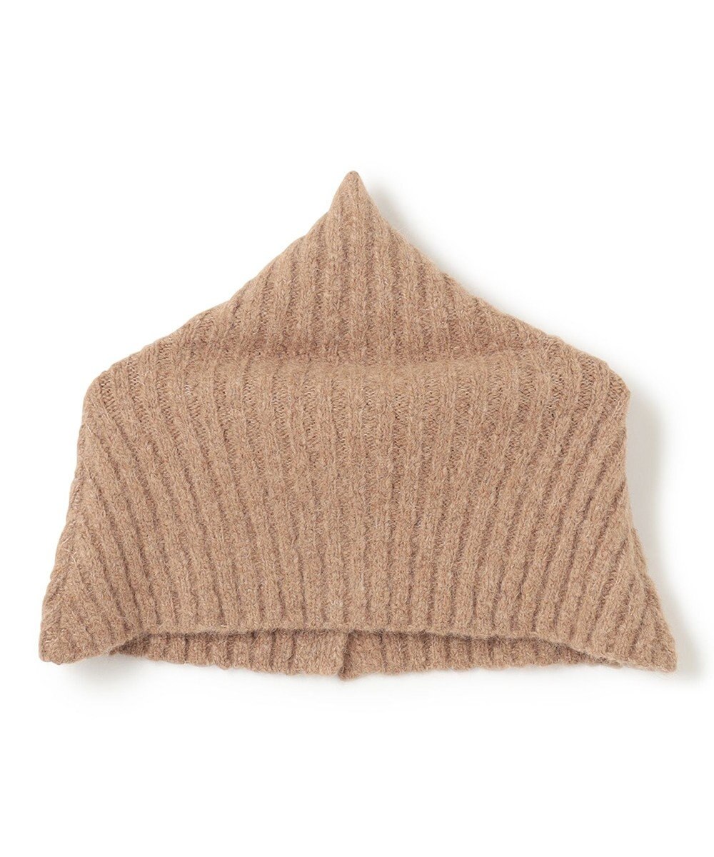 BEIGE， GLAIEULS / アルパカ混インターシャスヌード 