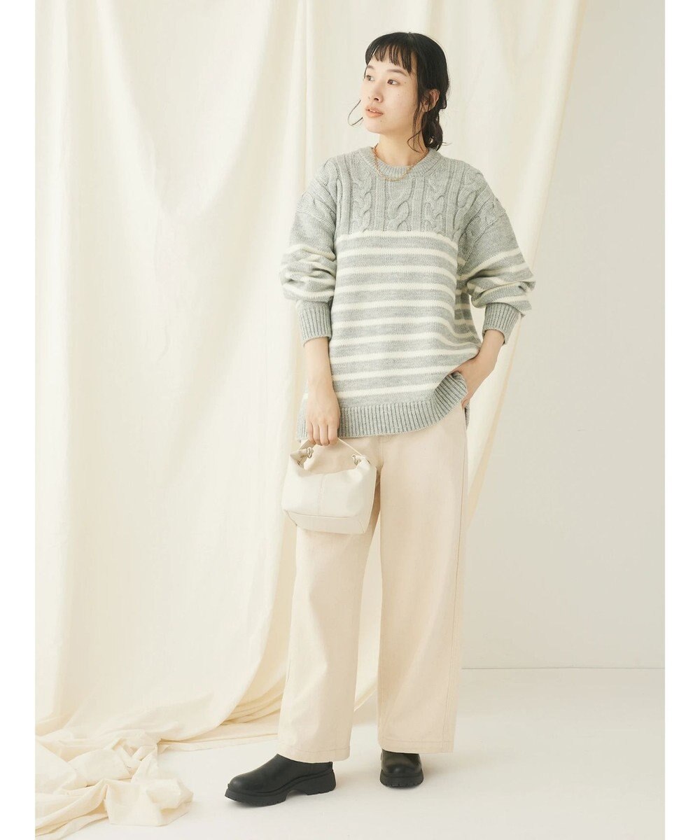 CRAFT STANDARD BOUTIQUE ケーブル×ボーダードッキングプルオーバー 