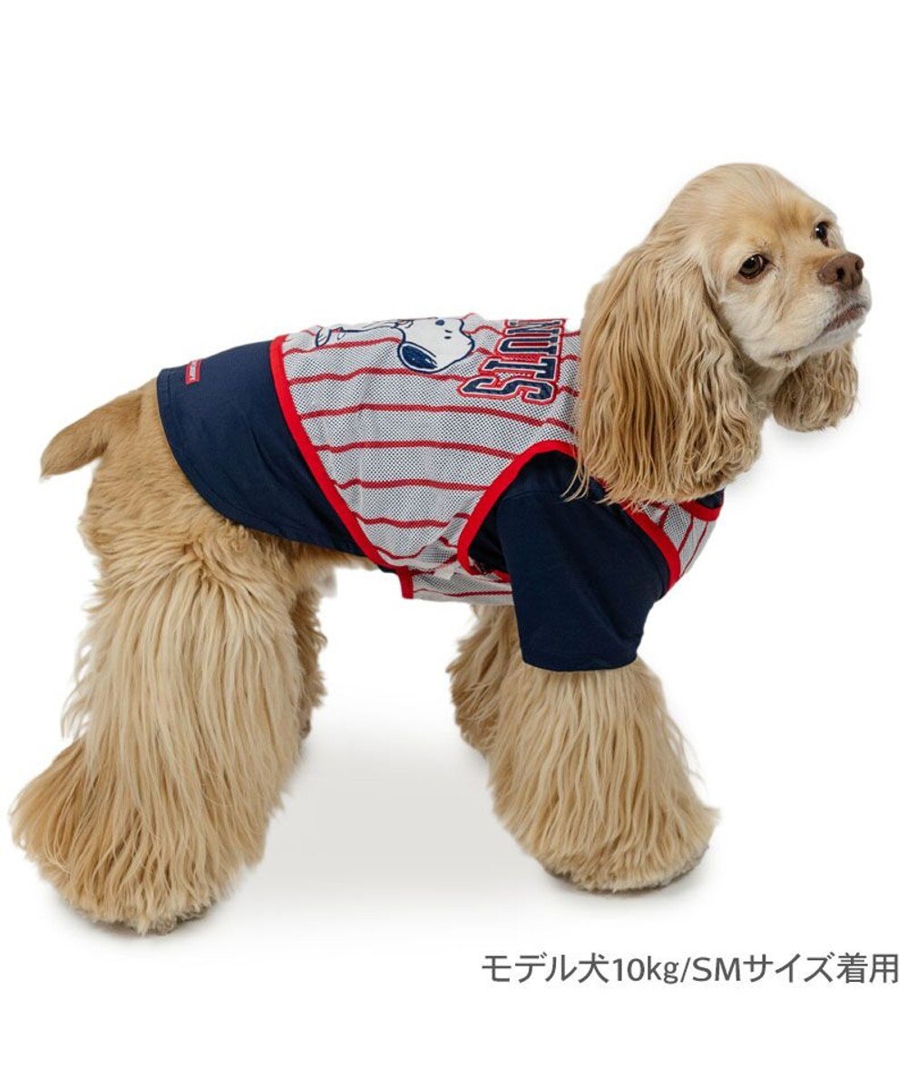 PET PARADISE スヌーピー ビブスＴシャツ 《ネイビー》 中型犬 
