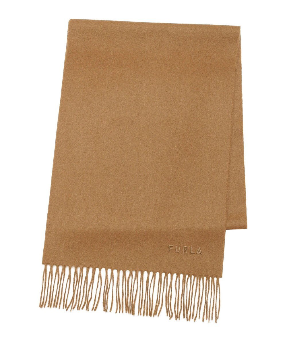 MOONBAT 【洗えるカシミヤ】FURLA カシミヤ100%無地マフラー／幅30cm 