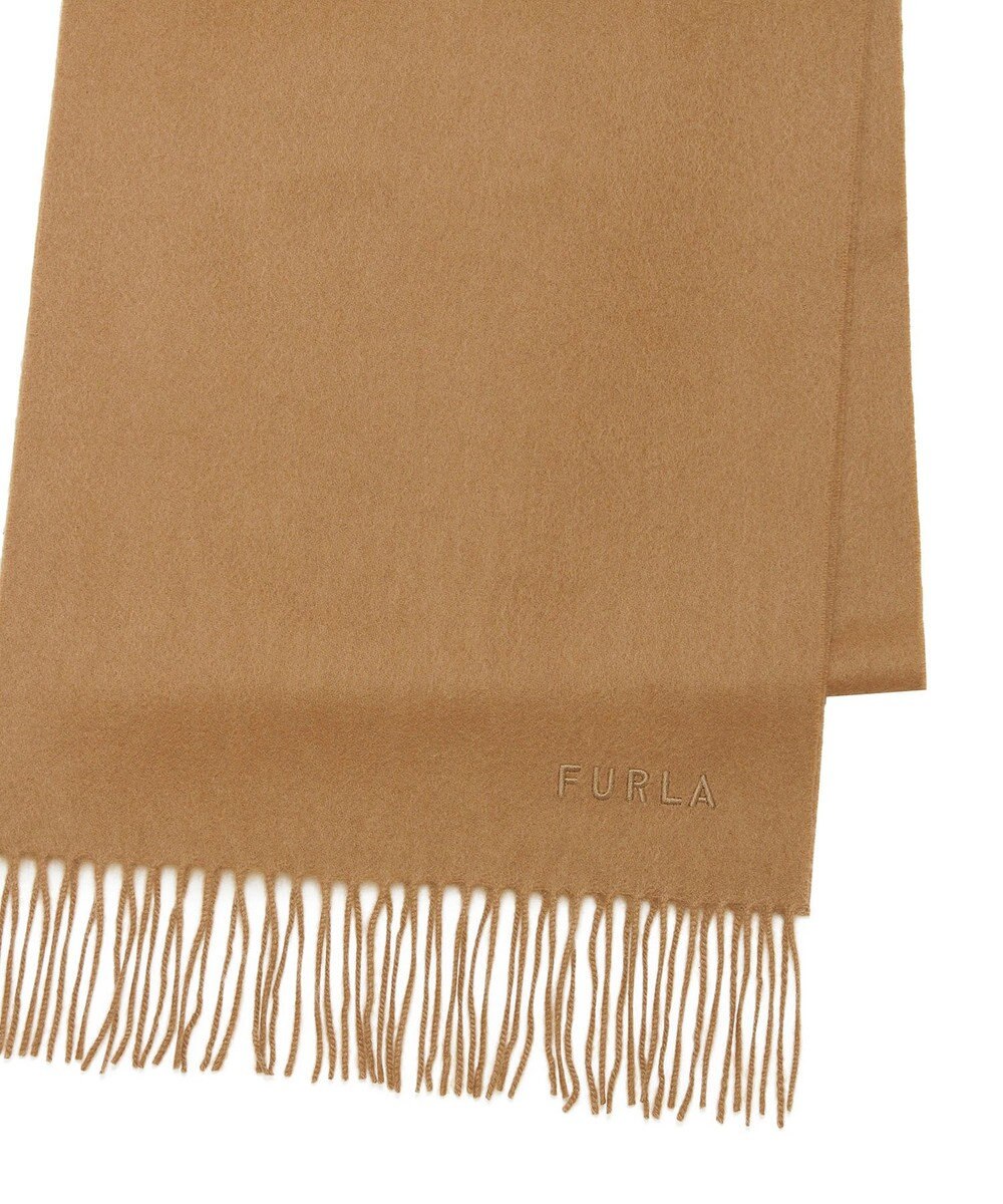 MOONBAT 【洗えるカシミヤ】FURLA カシミヤ100%無地マフラー／幅30cm 
