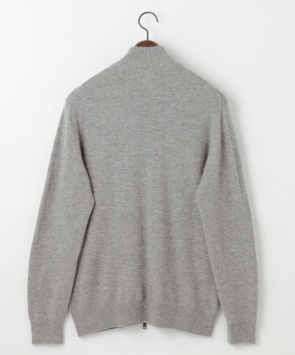 JOSEPH ABBOUD 【洗える・カシミヤブレンド】カシミヤブレンド ハイネック ジップ  カーディガン 