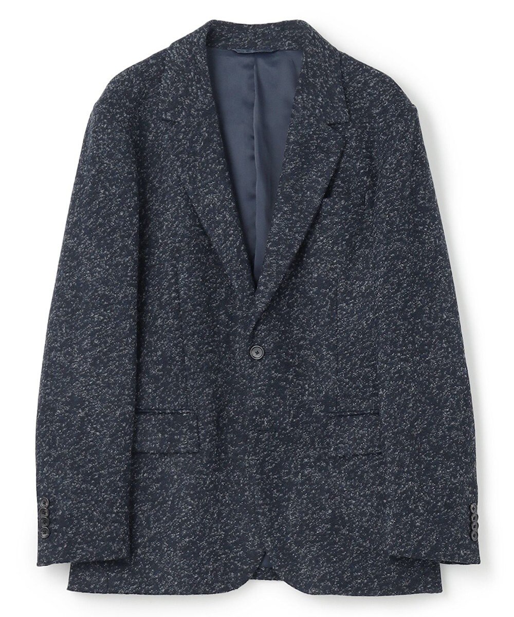 JOSEPH HOMME ROMA TWEED JERSEY JACKET 