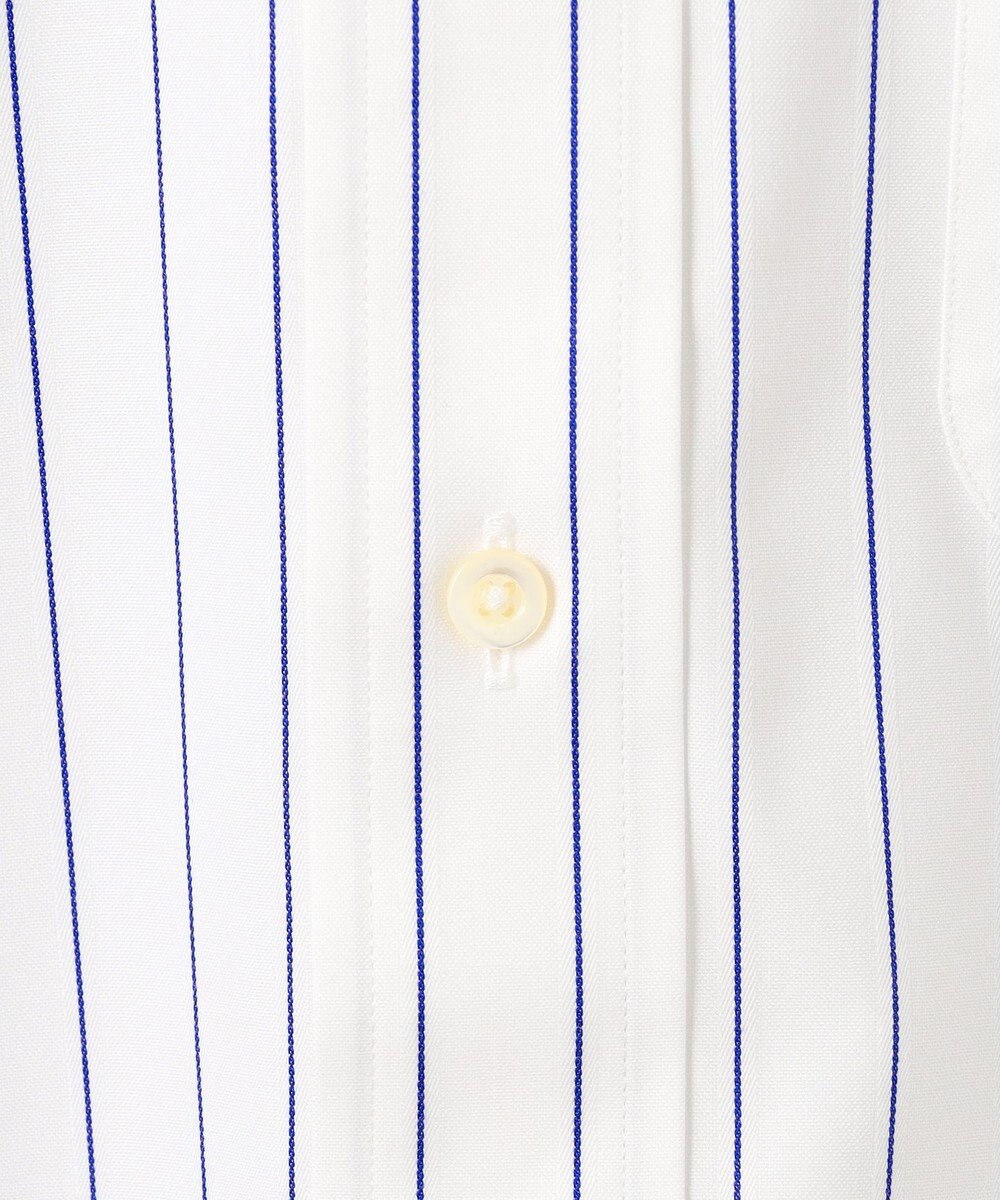 J.PRESS MEN 【PREMIUM PLEATS / 形態安定】スーピマコットンボールドストライプ ドレスシャツ / B.D. 