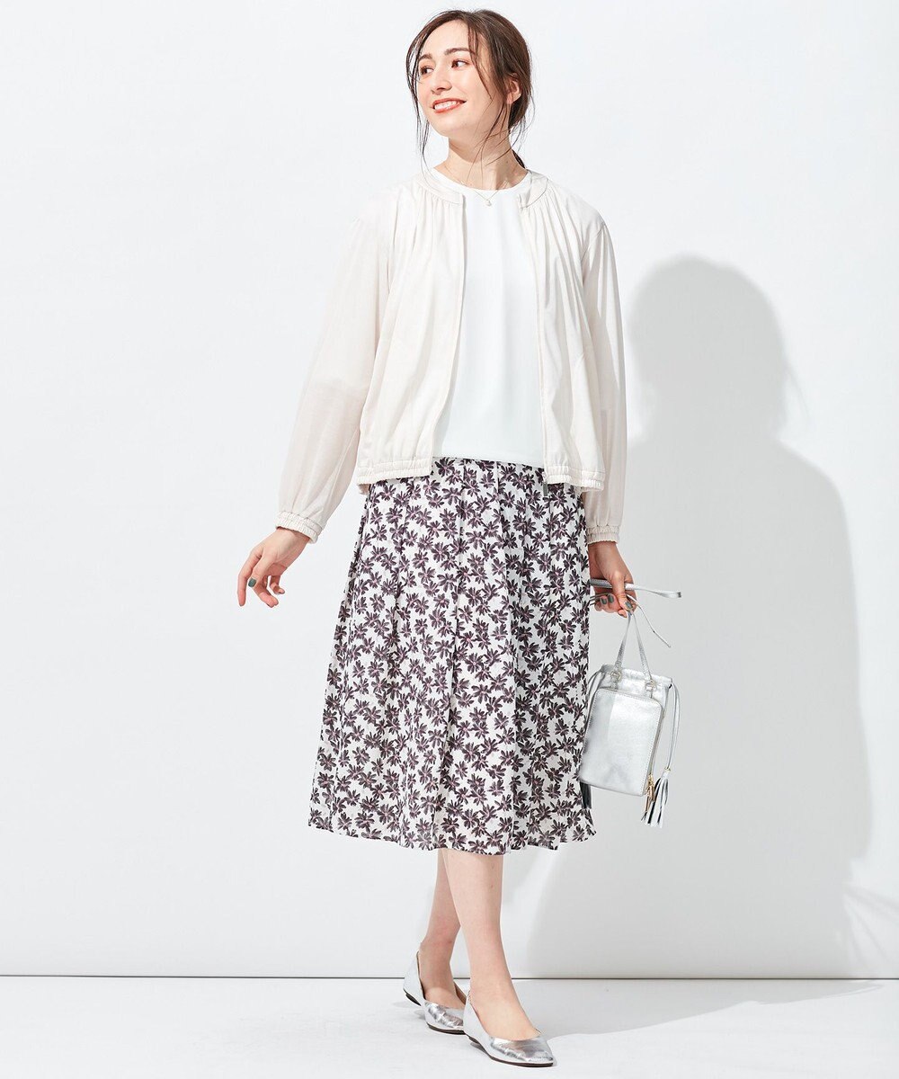 自由区 L 【洗える/冷房対策にも】シアーブルゾン 