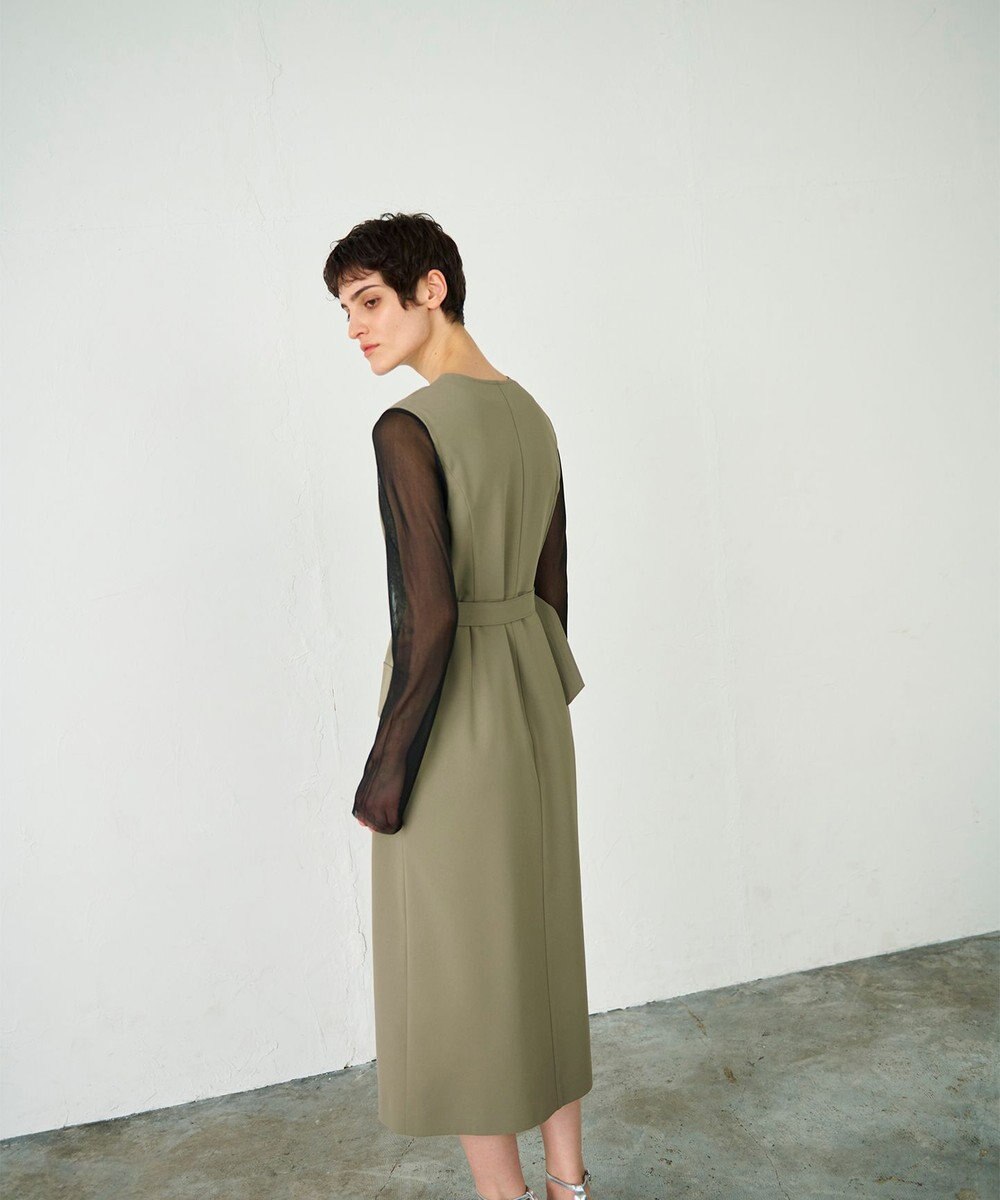 GRACE CONTINENTAL ベルト付ジャンパースカート 