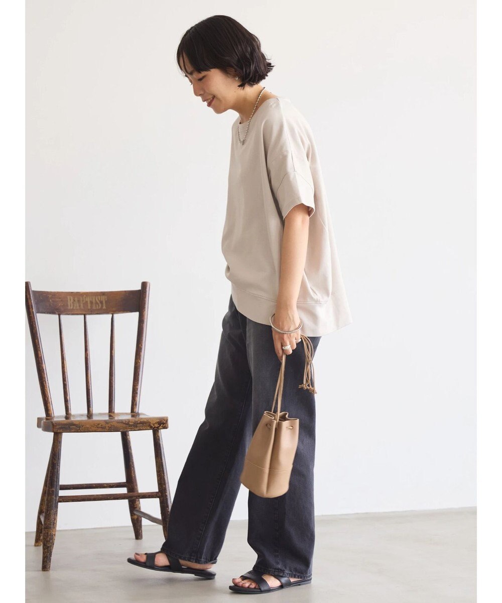 AMERICAN HOLIC 接触冷感裾切り替えカットプルオーバー 