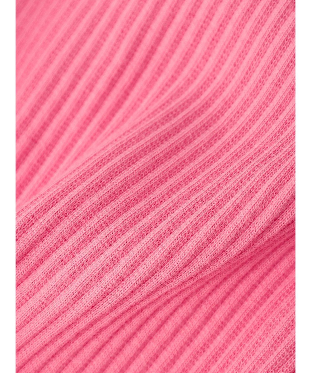 earth music&ecology ドットボタン５分袖リブプルオーバー 