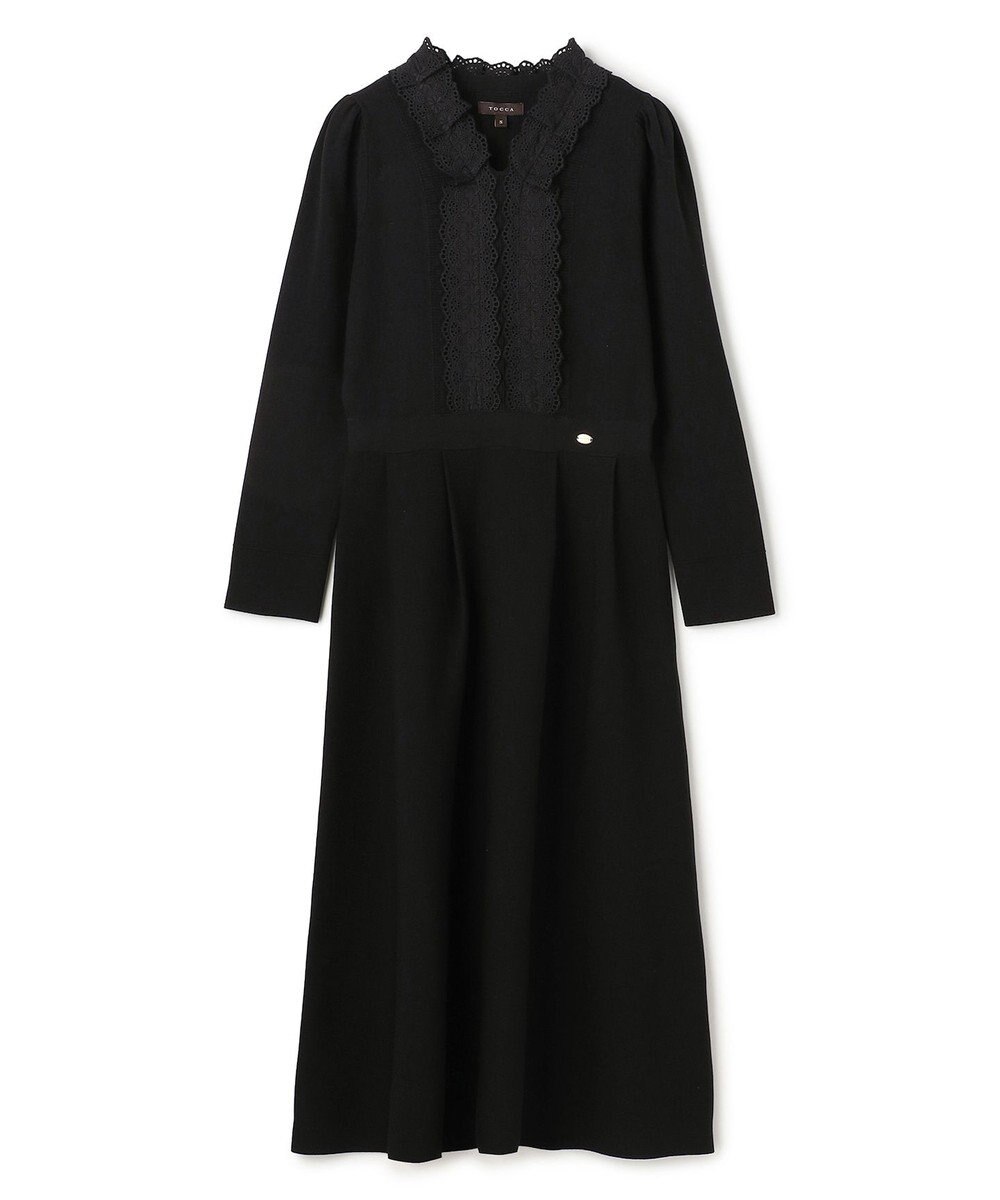 TOCCA LACE ROAD STORY ニットドレス 