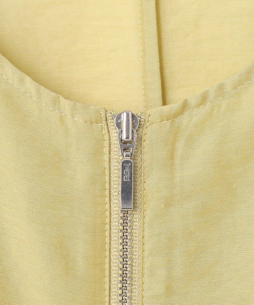 ICB 【接触冷感・速乾・洗える】 リヨセルナイロンワッシャー ノーカラーブルゾン 