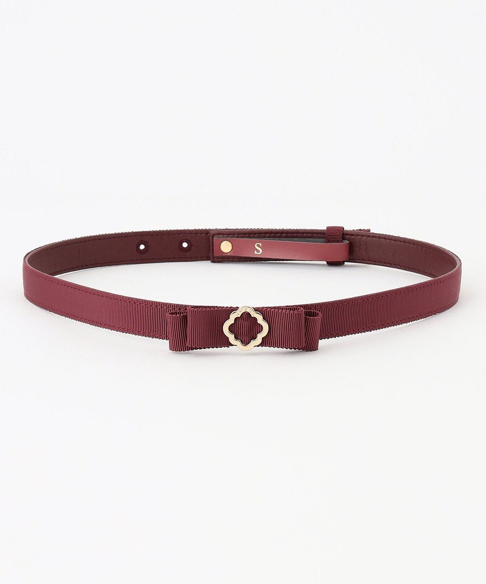 TOCCA CLOVER BUCKLE RIBBON BELT ベルト 