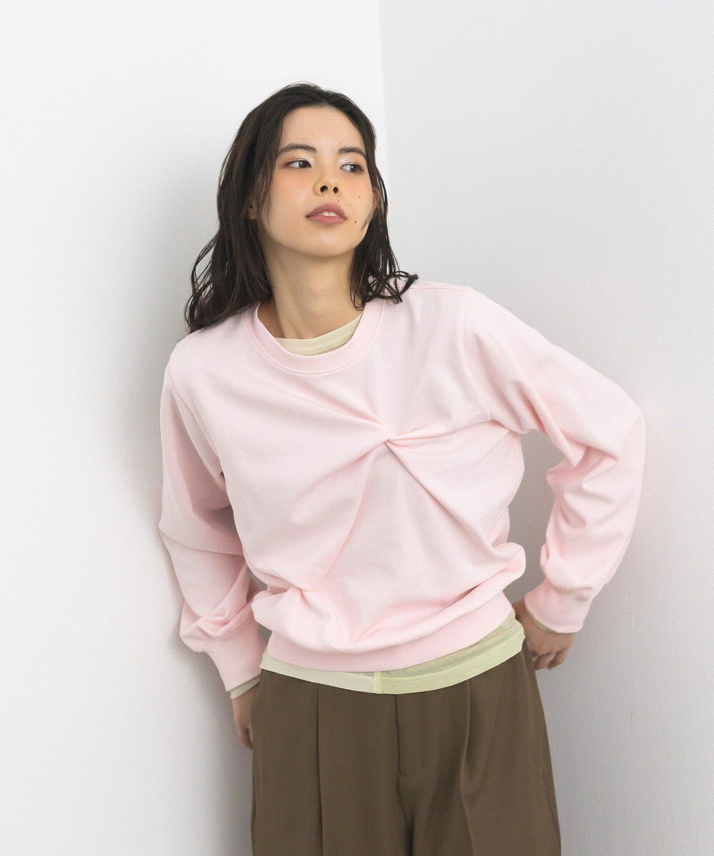 CRAFT STANDARD BOUTIQUE ミニ裏毛ツイストプルオーバー 