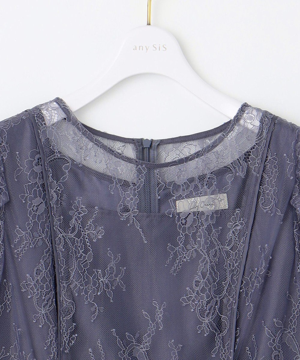 ANY SIS 【Lily Calin】クラシックナローレース ドレス 