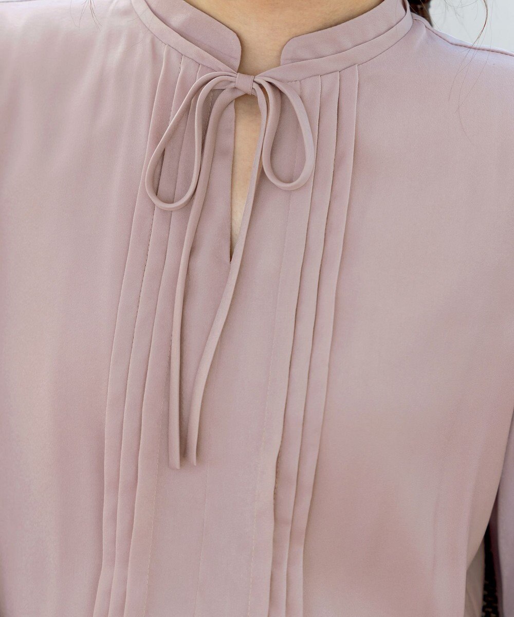 Tiaclasse 【洗える】細リボンギャザーワンピース 