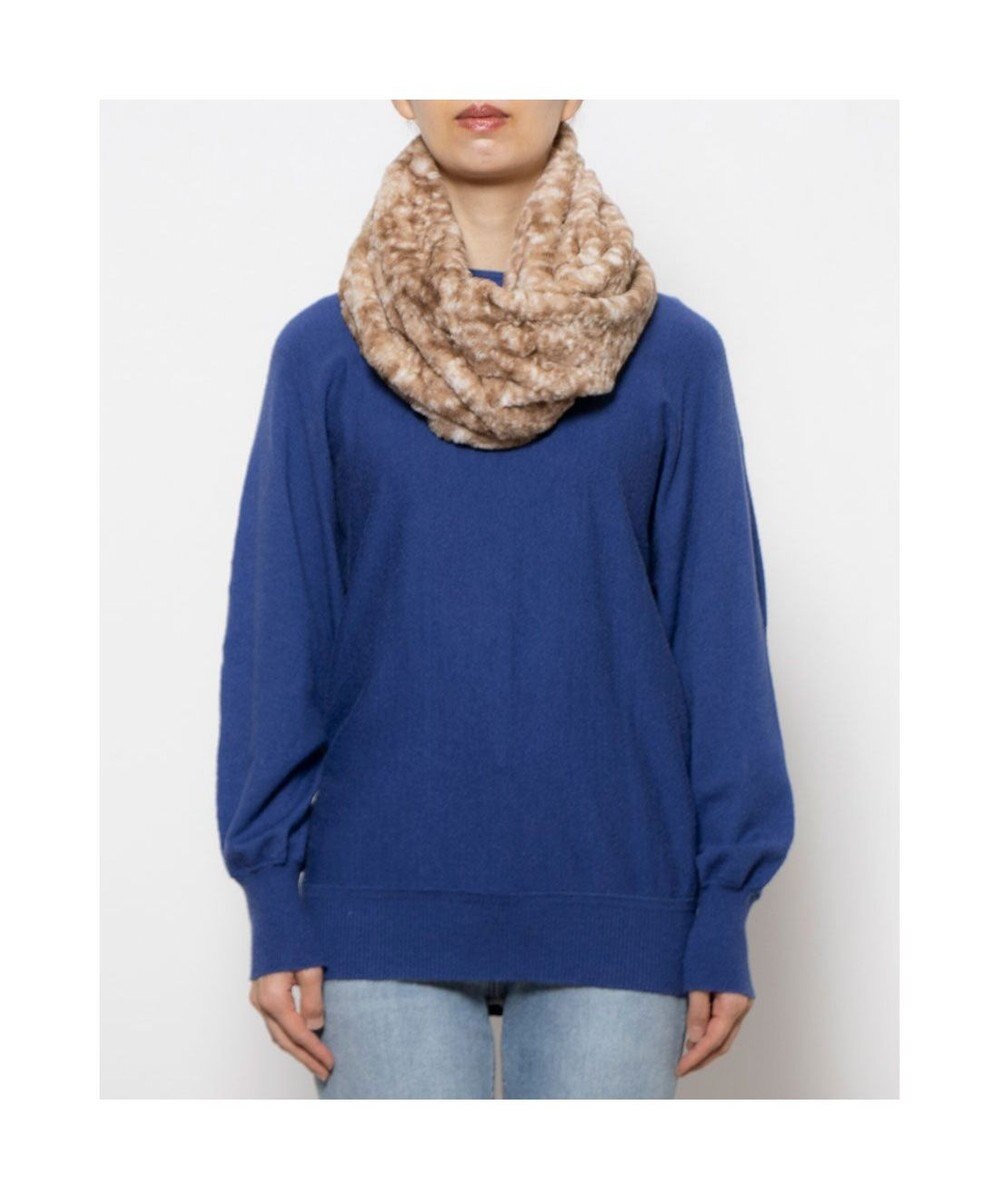 UNBILLION カシュネ cache nez / アニマル柄フェイクファースヌード 