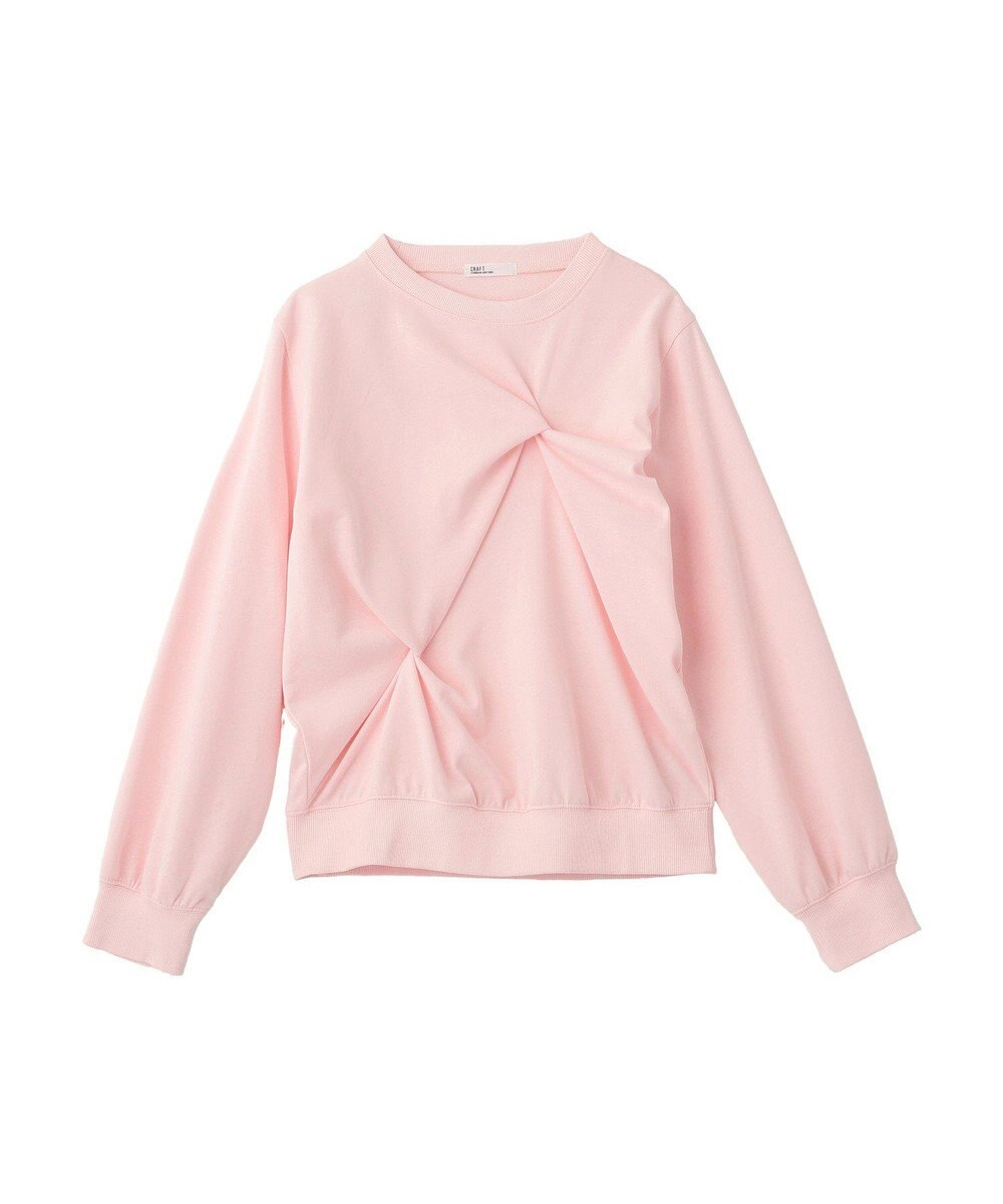 CRAFT STANDARD BOUTIQUE ミニ裏毛ツイストプルオーバー 