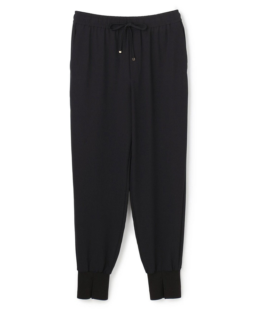 UNFILO L 【ウエストゴム】ライトジョーゼット ジョグパン 