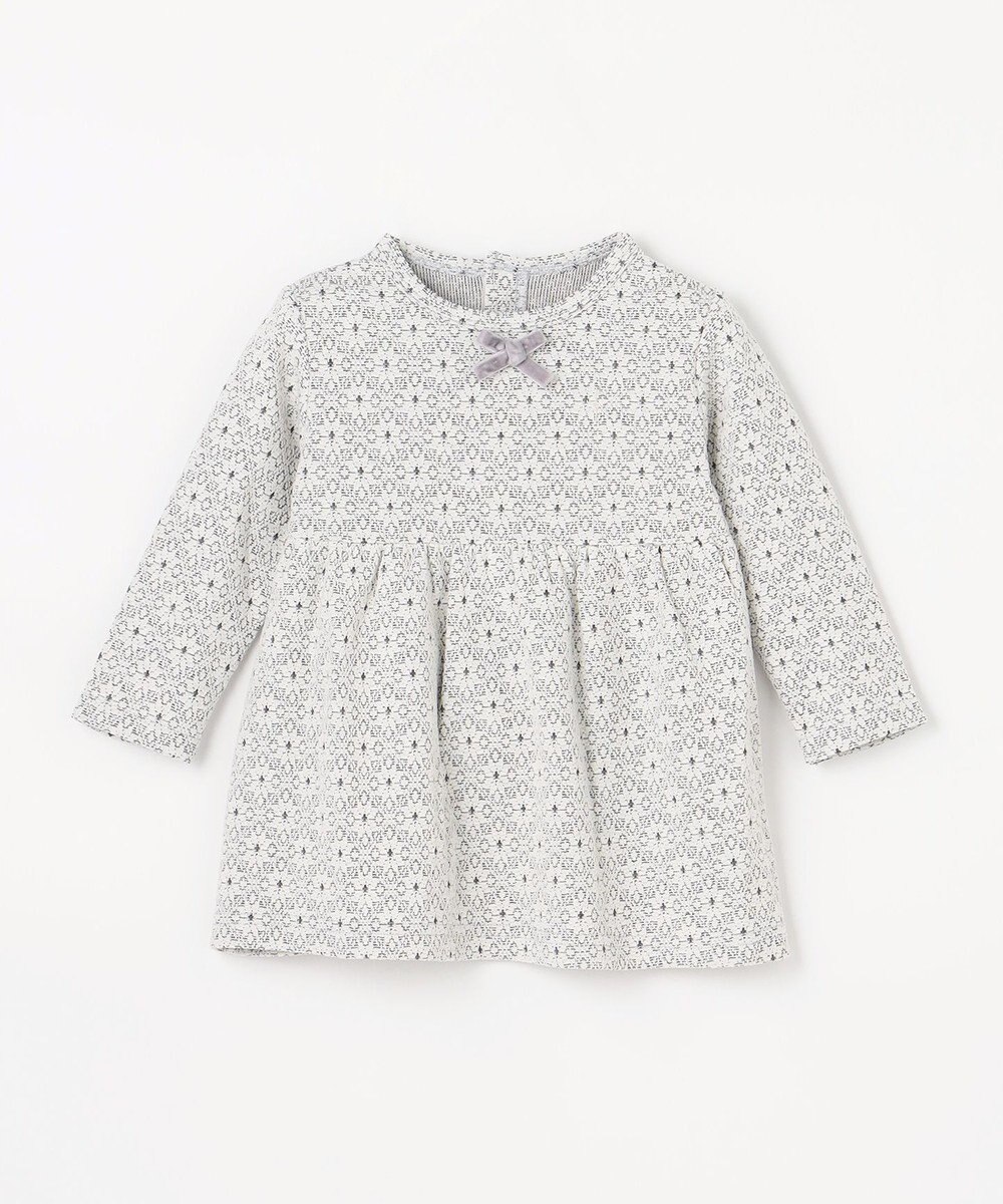 組曲 KIDS 【80-90㎝】 フロストフラワージャガード セットアップ 