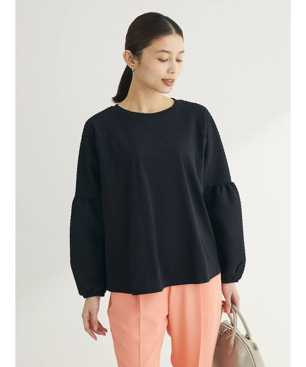 Green Parks 袖ポコポコドッキングカットプルオーバー 