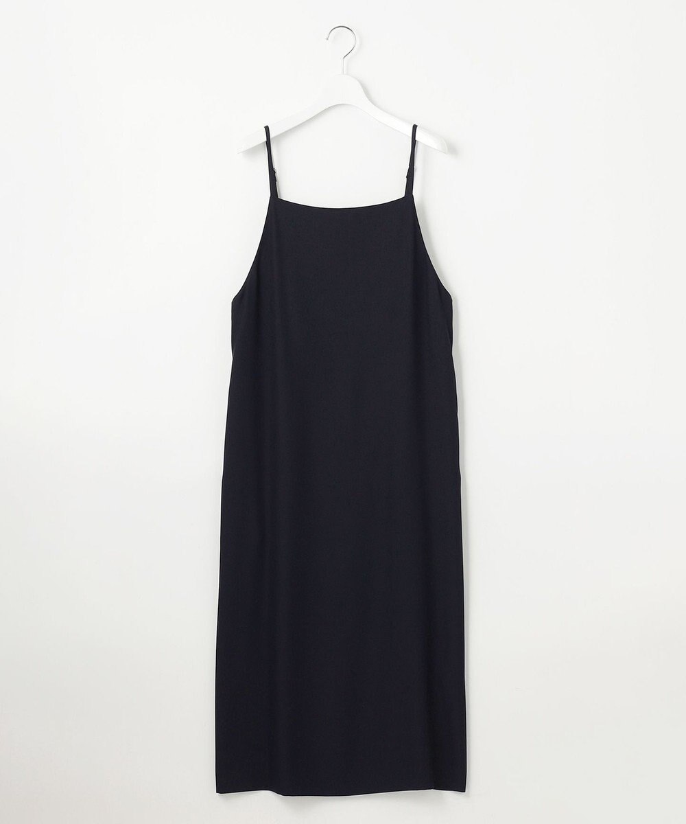 J.PRESS LADIES S 【洗える・UVカット・接触冷感】ストレッチバックサテン キャミワンピース 