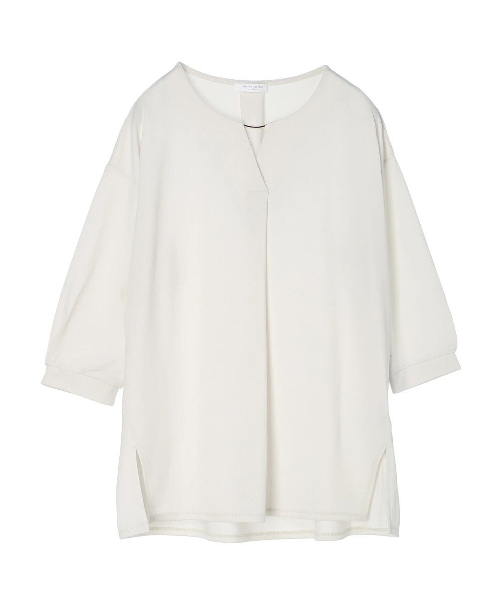 Green Parks バー付き７分袖ブラウソー 