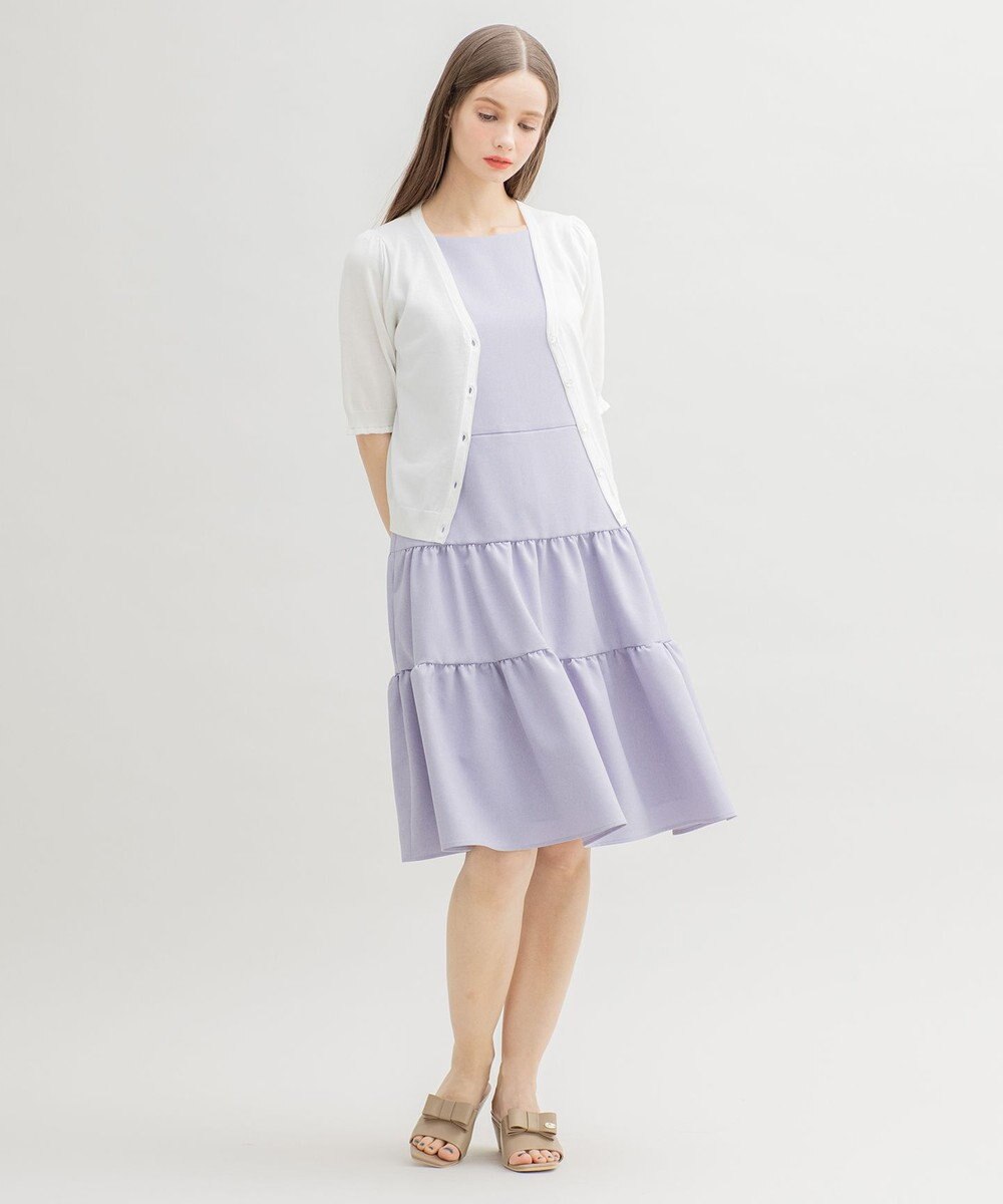 TOCCA 【洗える！】SWAN V NECK Vネック カーディガン 