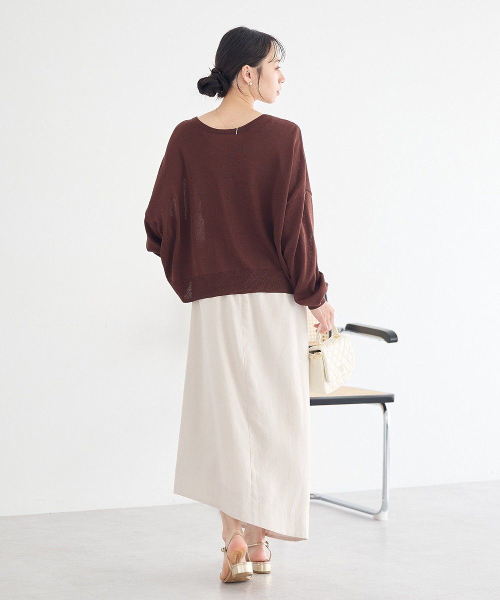 earth music&ecology 【2WAY】レーストリムシアーニットカーディガン 