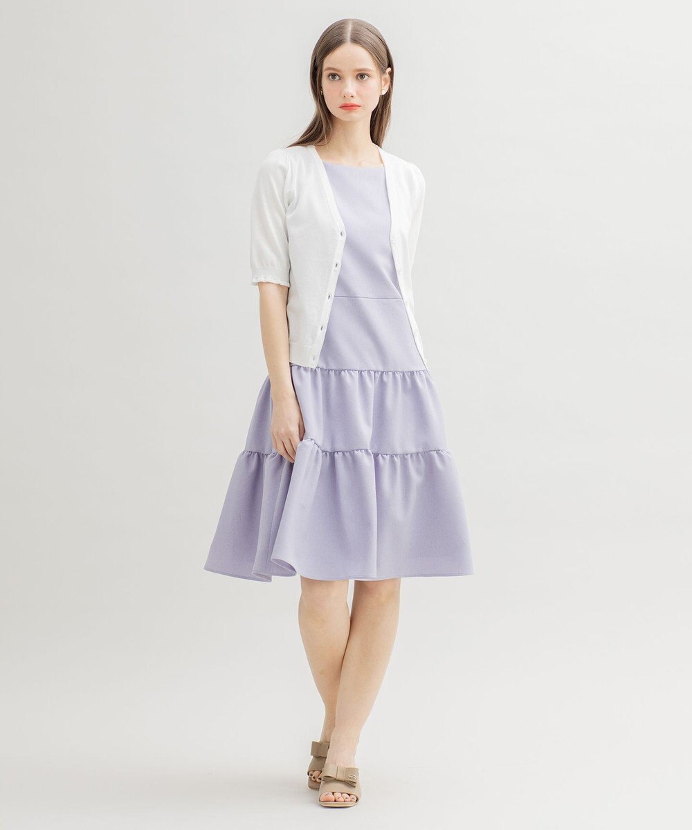 TOCCA 【洗える！】SWAN V NECK Vネック カーディガン 