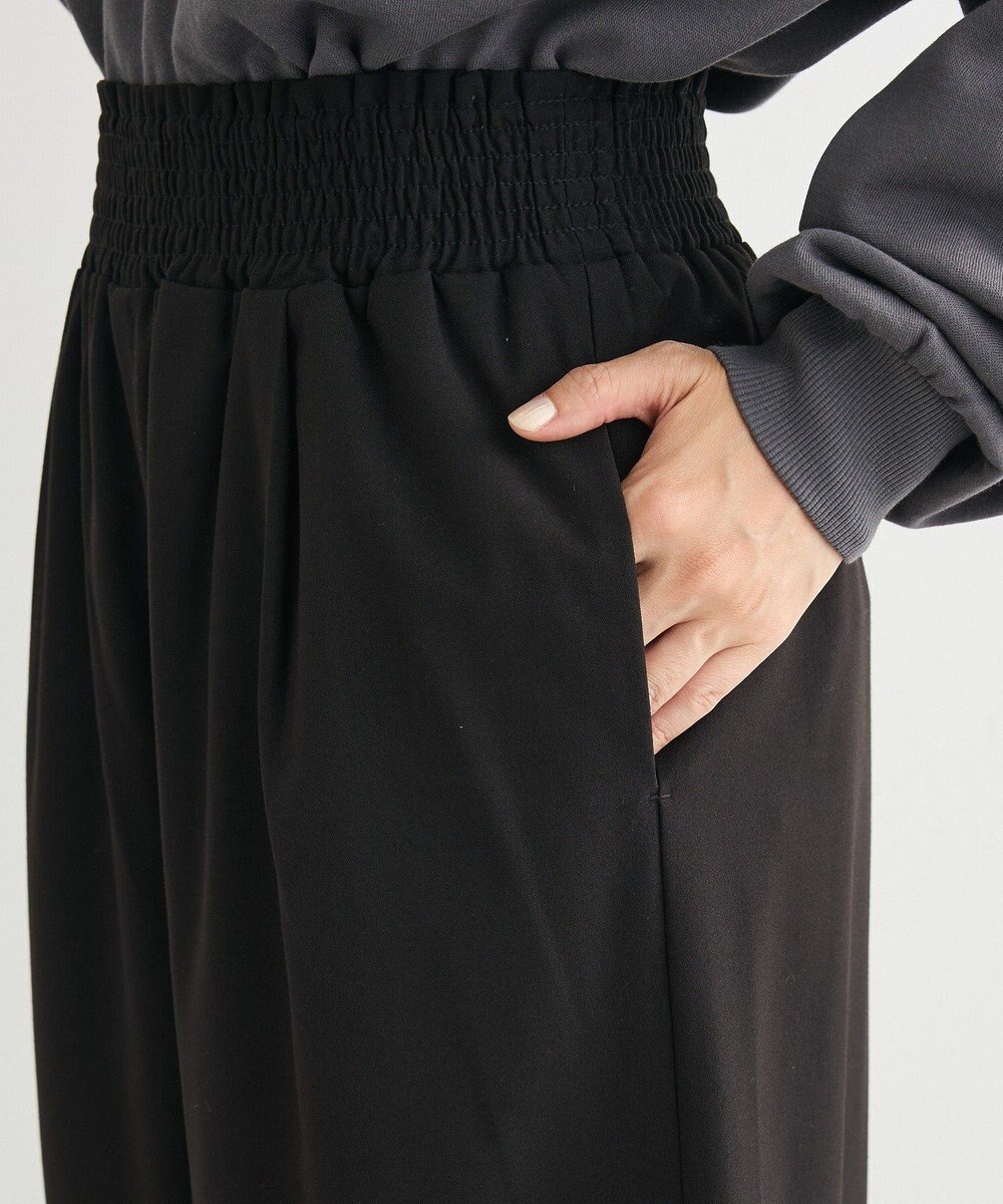 Green Parks あったか裏起毛フレアワイドパンツ 