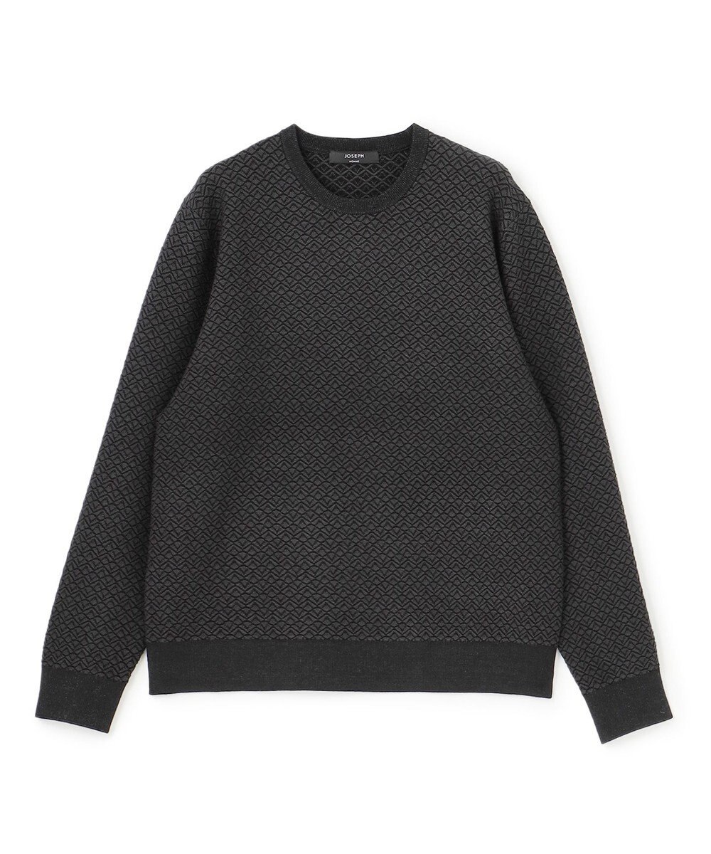 JOSEPH HOMME 【イージーケア】 ヴィスコースリンクス　クルーネックニット 
