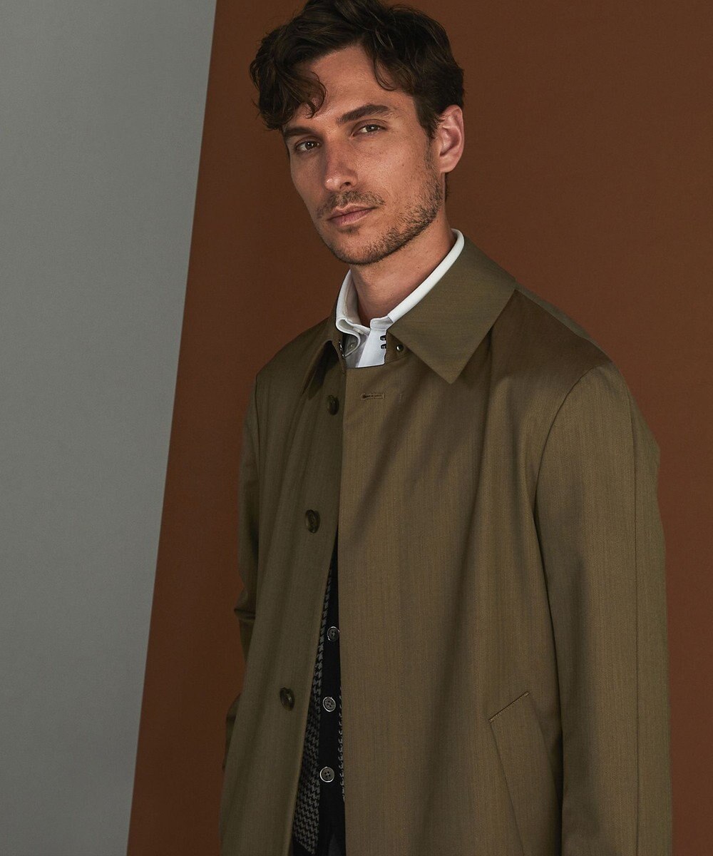 GOTAIRIKU 【御幸毛織】ウエストミンスター ロングステンカラーコート 